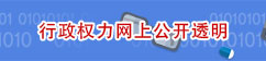 行政权力网上公开透明